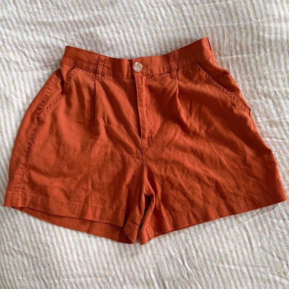 Linen blend Shorts